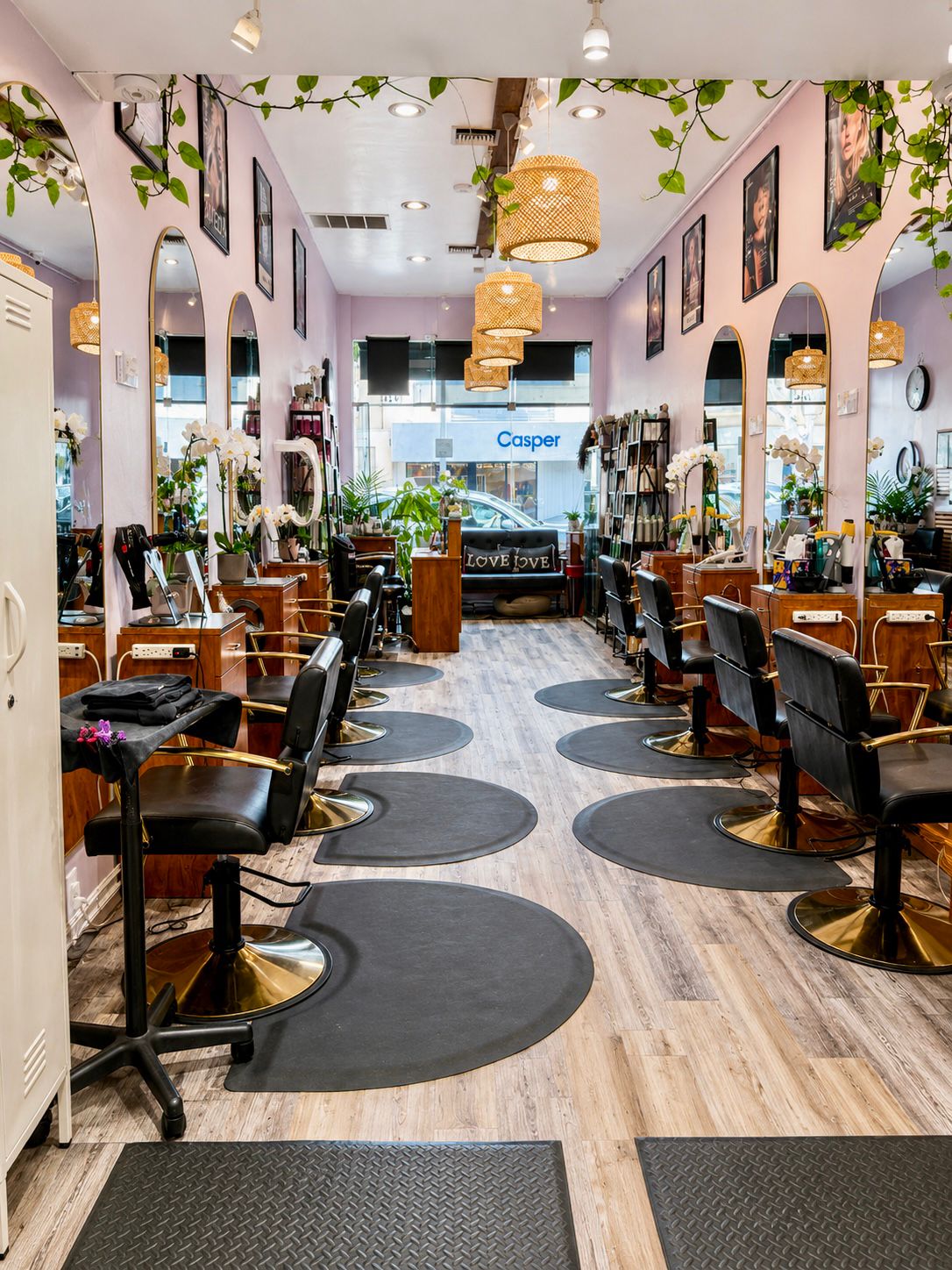 Inside Zolina Hair Salon, Santa Monica