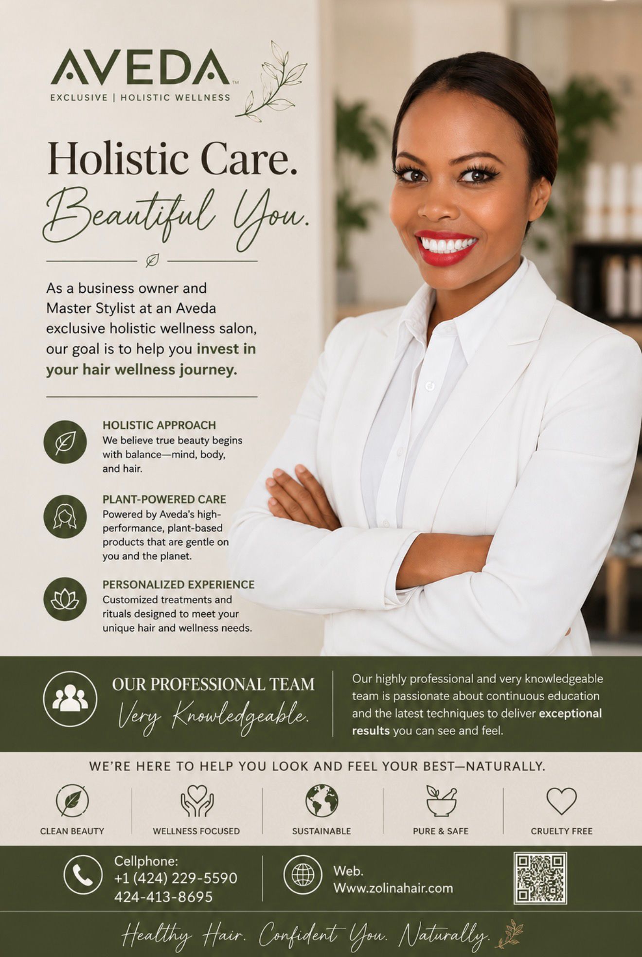 Aveda Exclusive Holistic Wellness with Leah at Zolina Hair